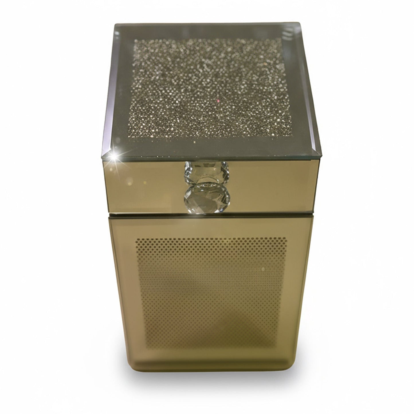 24K Gold Dipped Natural Rose 7" – Luxe Vertical Glass Box