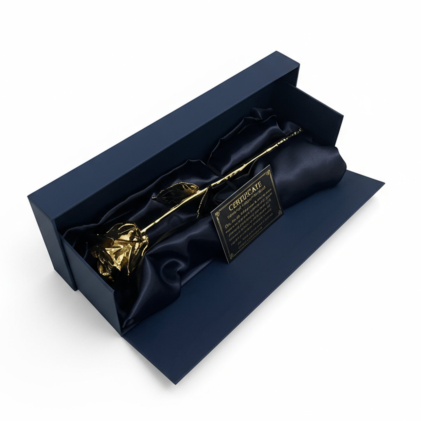 24K Gold Dipped Natural Rose 11.5" – Atelier Presentation Box