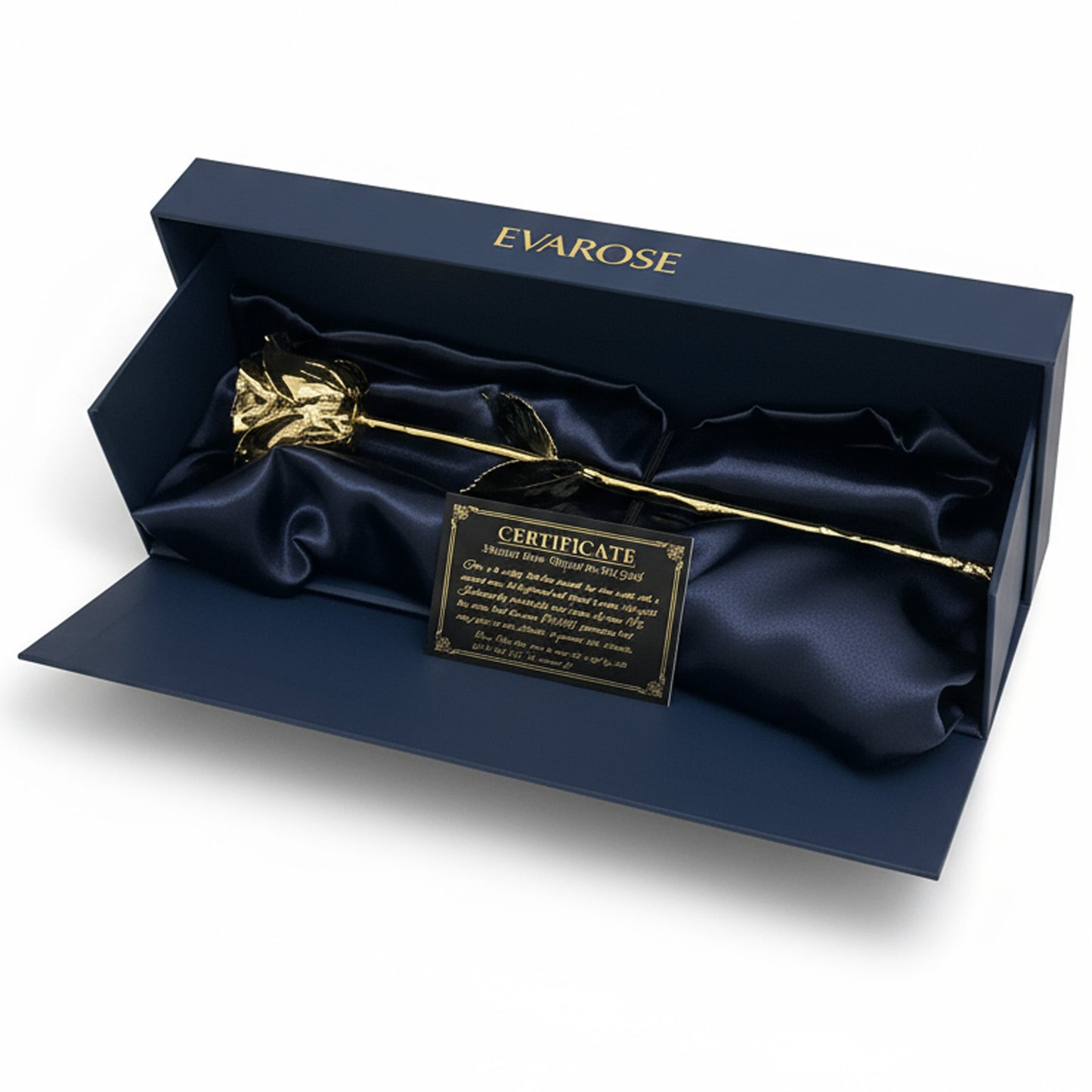 24K Gold Dipped Natural Rose 11.5" – Atelier Presentation Box