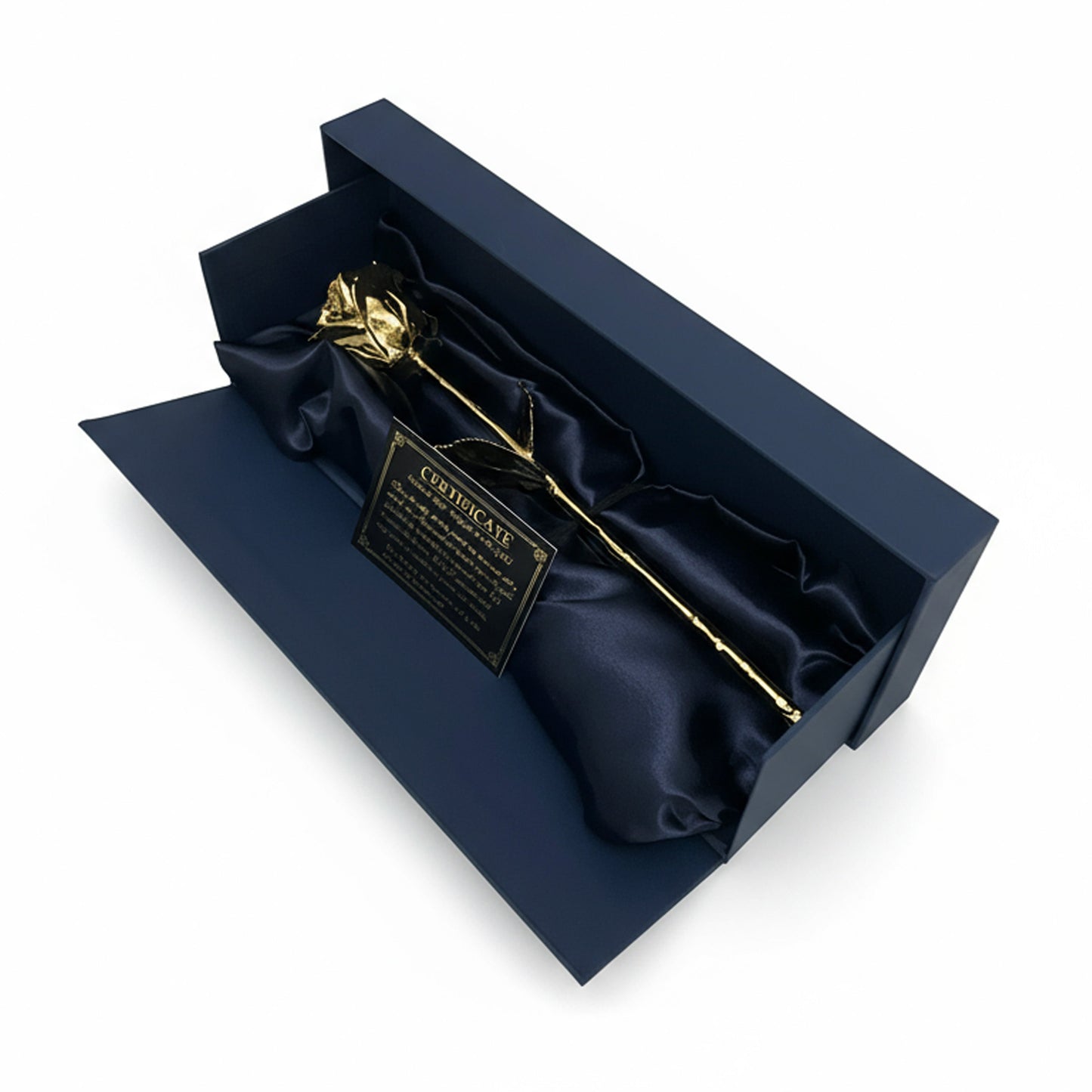 24K Gold Dipped Natural Rose 11.5" – Atelier Presentation Box